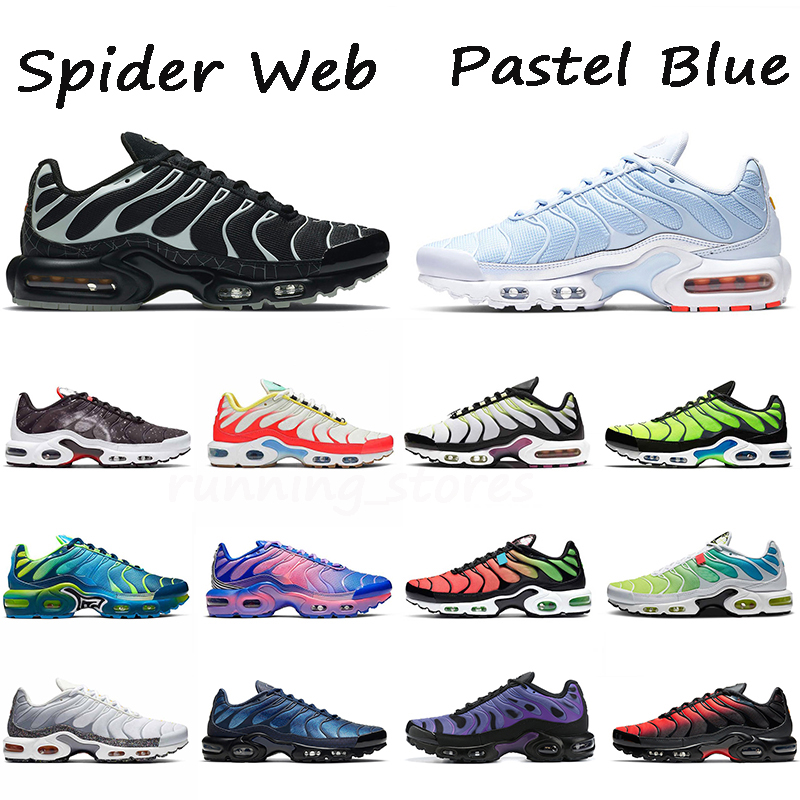 

Plus TN Se Mens Running Shoes Topography Pack Spider Web Triple Black Red Gradient White Pastel Blue Woraldwide Men Sports Trainers Sneakers, Bubble packaging bag