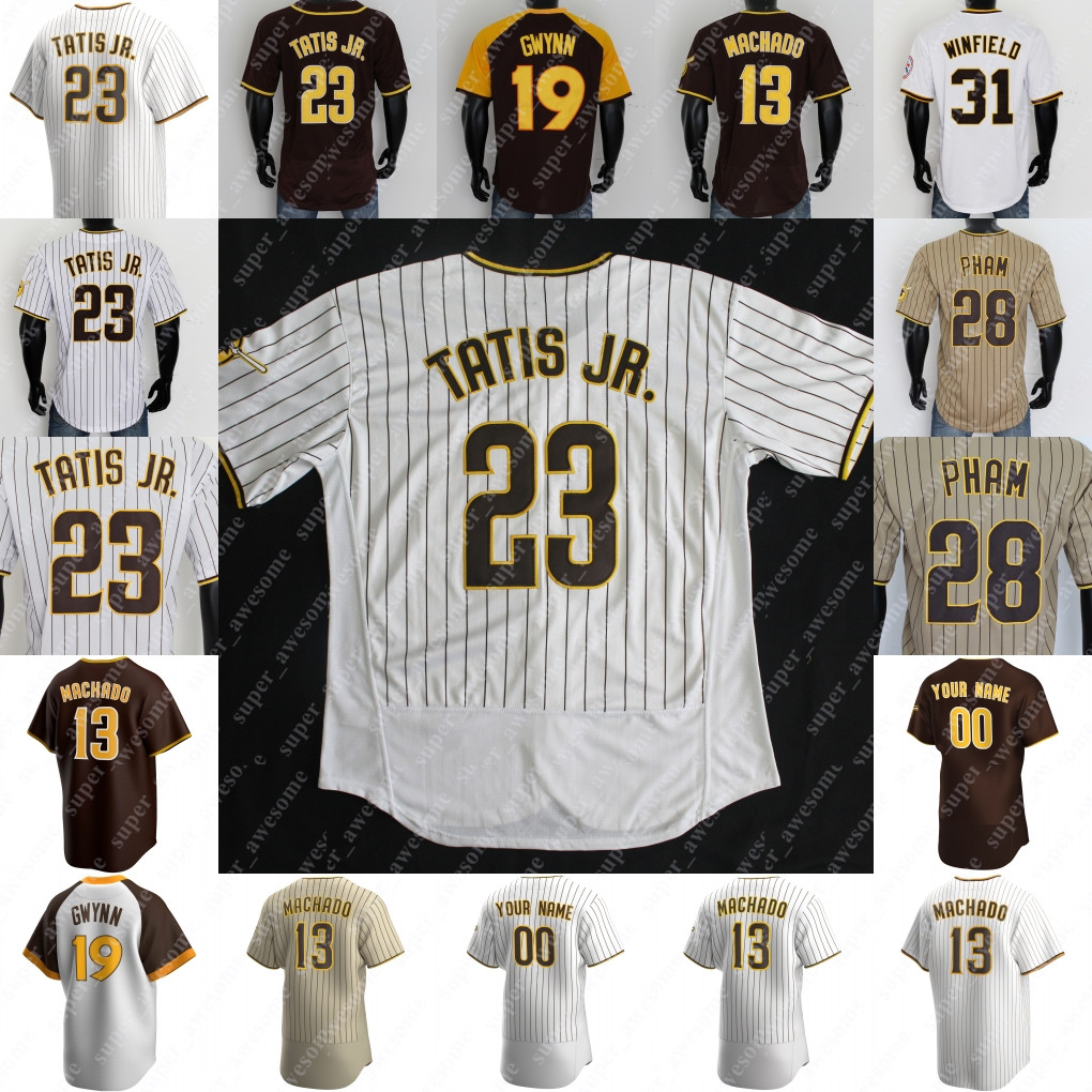 

Baseball Jurickson Profar Jersey Mike Clevinger Michel Baez Jorge Ona Brian O'Grady Tucupita Marcano Victor Caratini Adrian Morejon Ryan Weathers Nick Ramirez, White golden edition