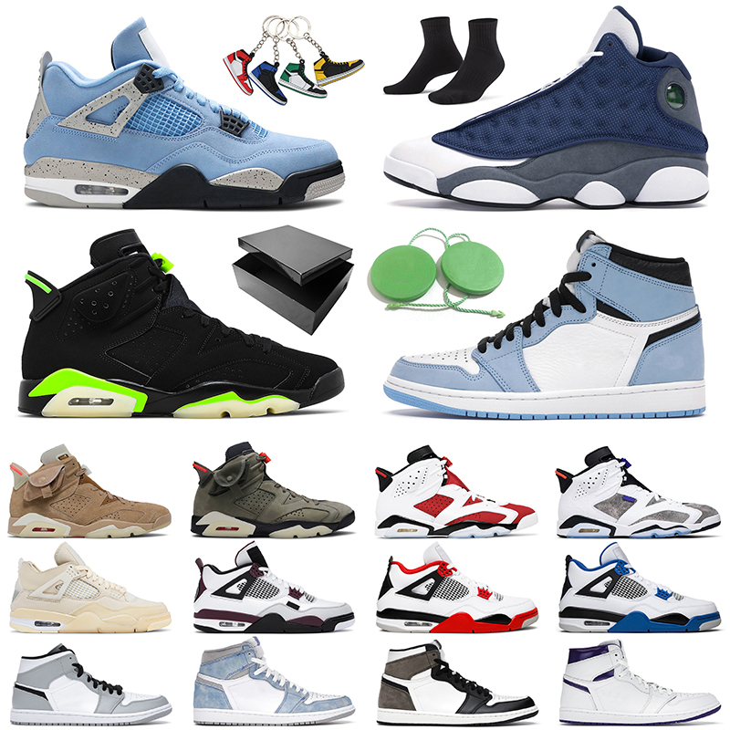 

white oreo 4s men women basketball shoes university blue black cat 13s red flint 1s mens sneakers, # 32
