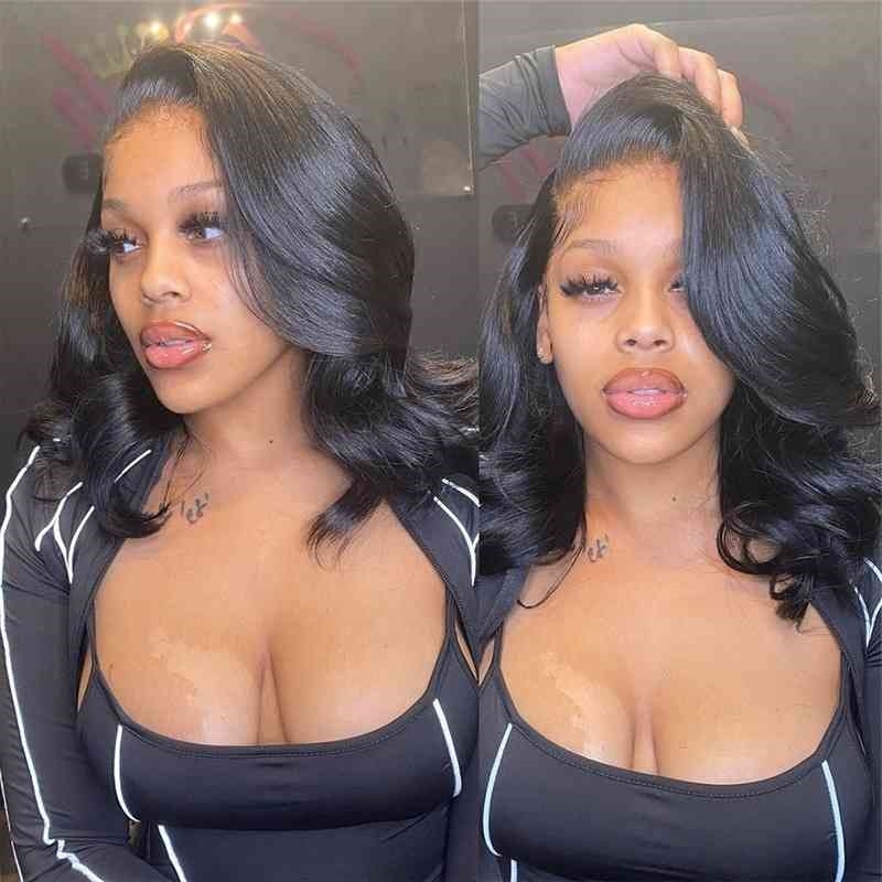 

fashion Wig split women's wave curl fluffy temperament black hair