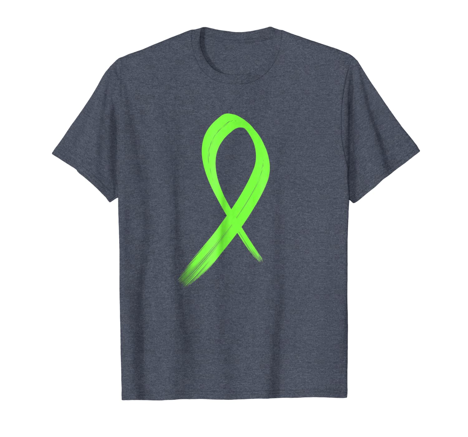 

lymphoma cancer lime green ribbon t-shirt, for men and women, White;black