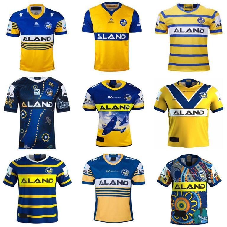 

2021 Parramatta Eels Rugby Jerseys S-3XL french alvaro gower evans pritchardniukore brown terepo stone mannah moeroa norman hoffman shirts, Black;gray