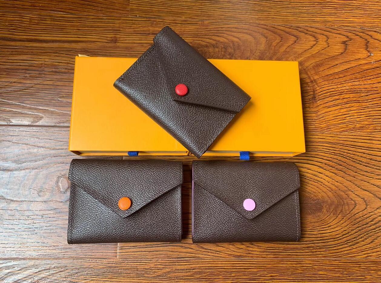 

Wallet Design Woman Designer Luxury Wallet Fashion Button Coin Purse European Casual Clutch Bag With Box