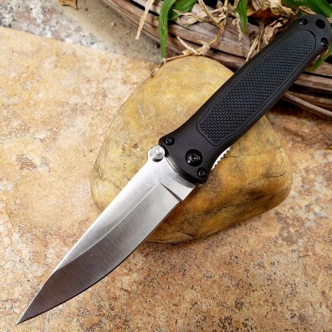 

Wolverine 440 Blade Single Action Tactical Rescue Autotf Pocket Folding Fixed Blade Knife Hunting Fishing EDC Survival Tool