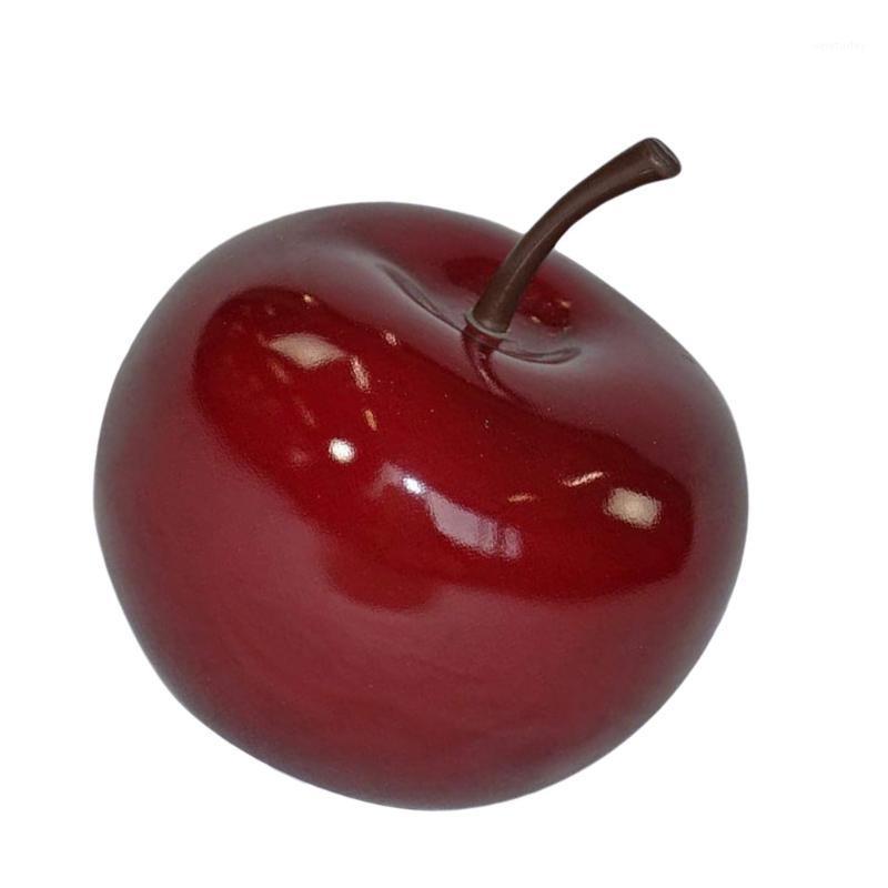 

Party Decoration 1pc Artificial Apple Desktop Adornment Ceramic Model Crafts
