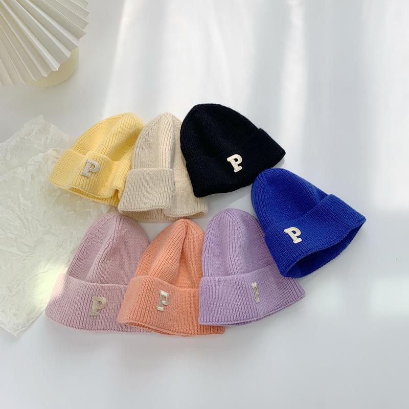 

Beanies Baseball Cap Boys And Girls Fashion Letter P Embroidered Hat 2021 Summer Sun Casual Elastic Child Gift