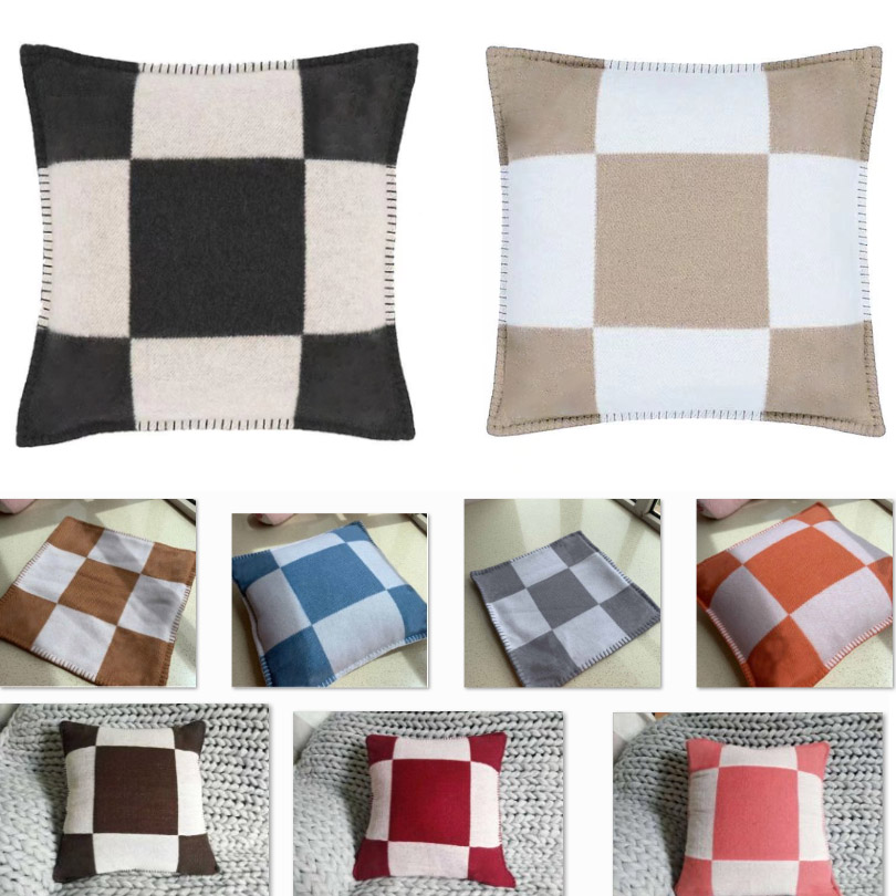 

Wool Pillow Case Covers Decorative Square Shell Soft Cushion Cover For Sofa Couch Bed Chair Bedroom Car Throw Home Decor Plush Short HH21-230, 45*45cm