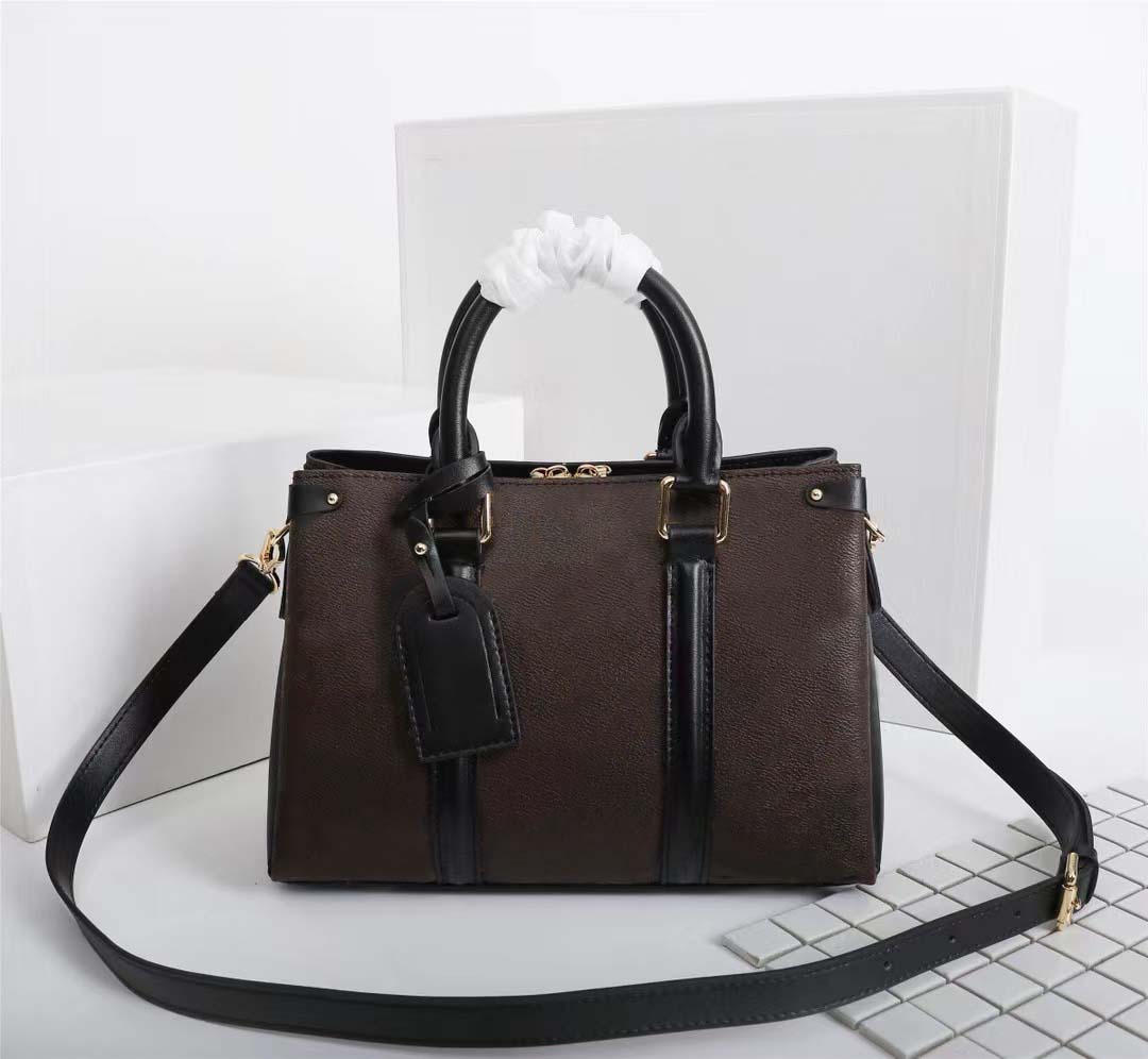 

High-end designer handbags Boston Bags messenger bag M44816 embossed leather ladies shoulder bagss, White#44816