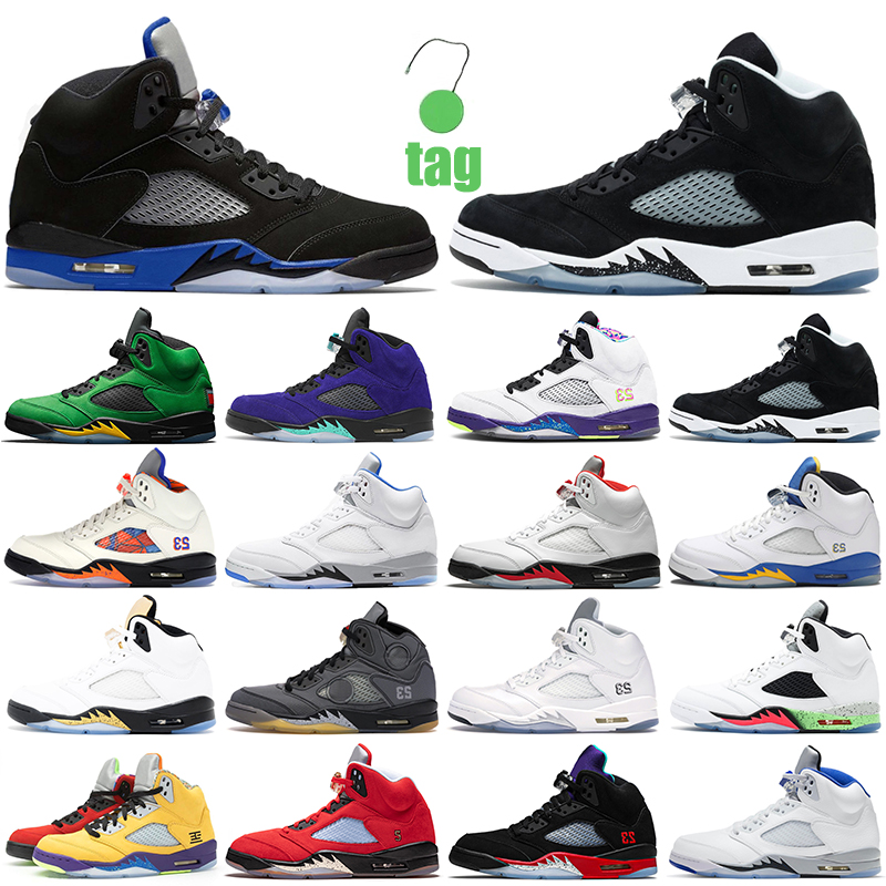 

Discount Air Retro 5 Men Basketball Shoes Olympic Jordan 5s Jorden Racer Blue Bluebird Oreo Raging Bull What The Fire Red Mens Womens Outdoor Trainers Sneakers, 5s suede red