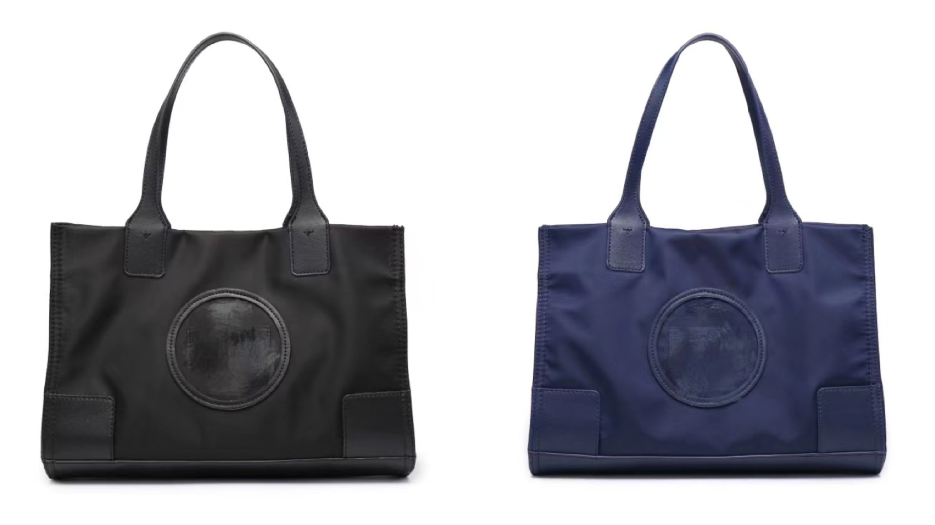 

Fashionable new TB waterproof nylon cloth with pito extra shopping bag and one shoulder handbag, Blue