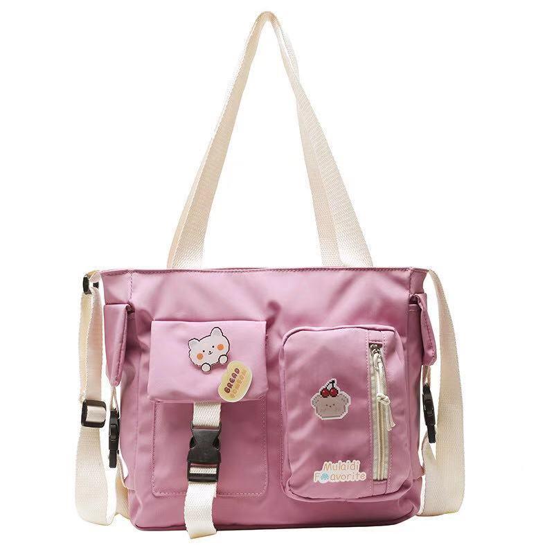 

Shoulder Bag Messenger Student Canvas Large Capacity School Bags
