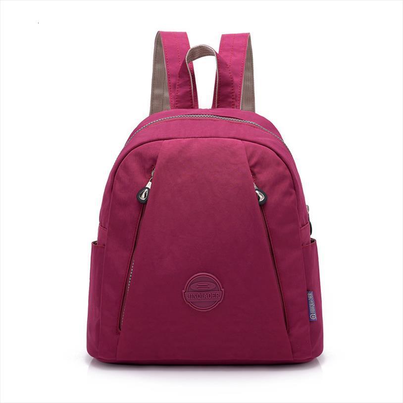 

small fashion women backpack female waterproof nylon school bag mini travel shoulder bags leisure knapsack for girl college