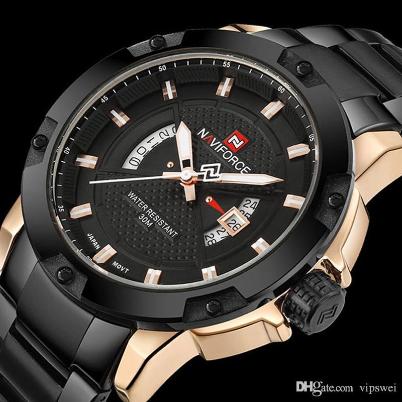 

Original Luxury watch Steel Military Sports Watches Men Luminous Quartz Waterproof Men's Clock Wristwatch menfolk relogio masculino, Rgrg