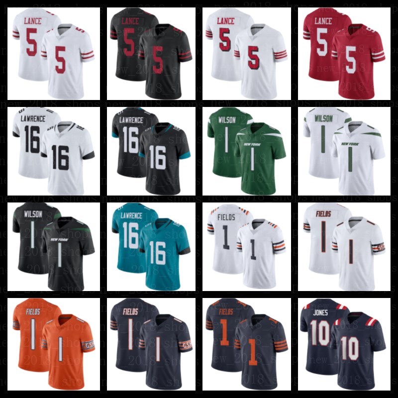 

Zach Wilson Trevor Lawrence Jerseys Justin Fields Trey Lance Ja'Marr Chase Mac Jones Joe Burrow Jaylen Waddle Football DeVonta Smith Kadarius Toney Najee Harris Men, 2021 men jersey