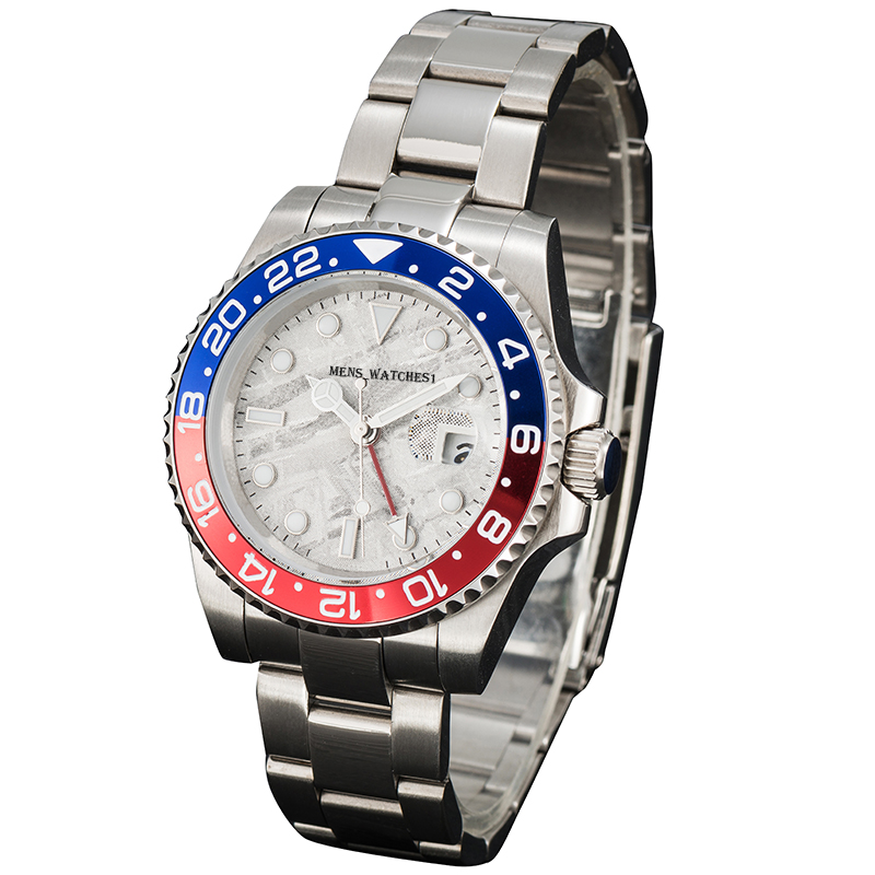 

Mens automatic Mechanical Watches montre de luxe full stainless steel Ceramic Sapphire glass 5 ATM waterproof super luminous men Wristwatches for u1 factory watch, Add waterproof