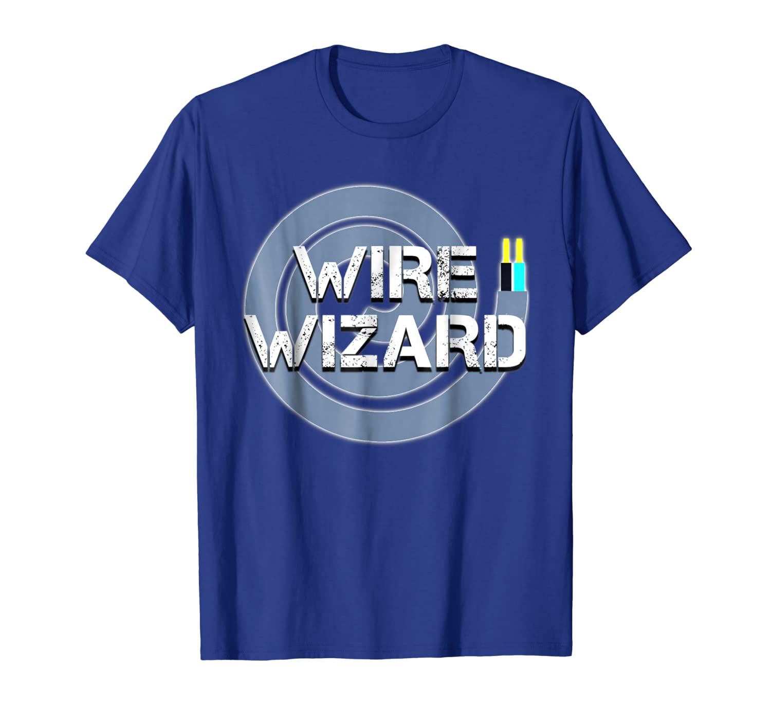 

electrician gift funny electrical engineer tshirt wire, White;black