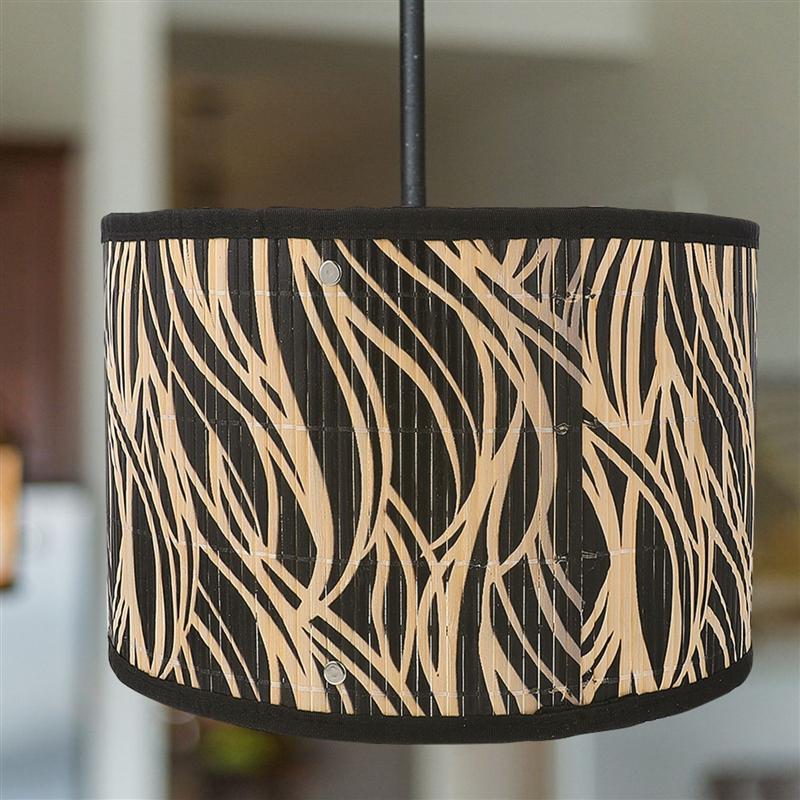 

Lamp Covers & Shades Japanese Style Bamboo Shade Cover For Household Chandelier