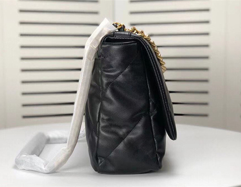 

top tier quality 19 flap Crossbody designer bags Luxury Designers Women handbag gold chain shoulder purse lambskin leather envelope wallet black clutch with box, What u need dm us