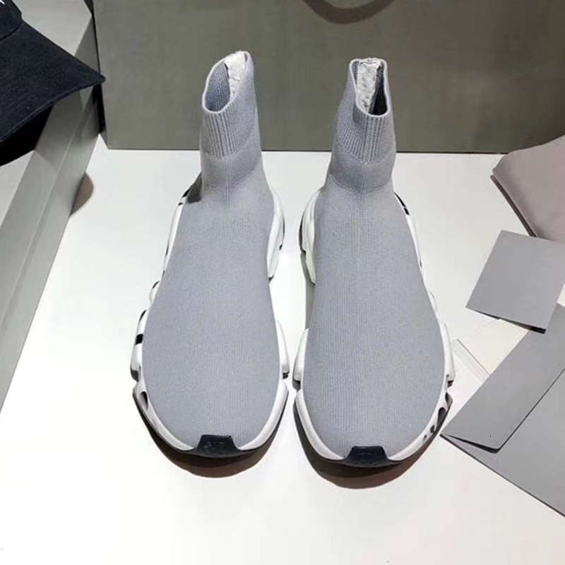 

Boots High quality men's and women's elastic socks, casual running shoes trend, star Yang Mi, spring 5POO, Black