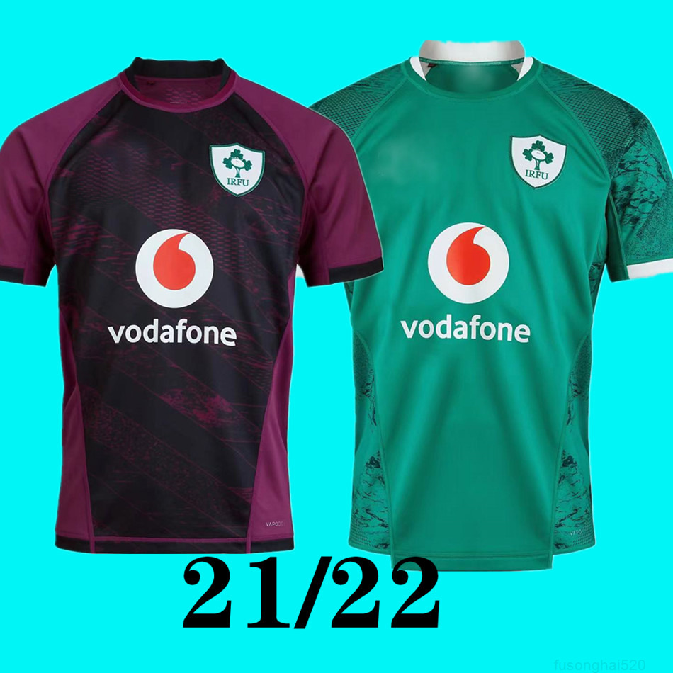 

2021 2022 Ireland rugby Jerseys Irish IRFU NRL Munster city League Leinster alternate jersey 20 21 ulster Irishman shirts, Black;gray