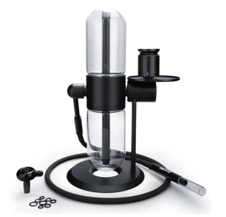 

Other e-Cig Gravity Hookah Powered Water Pipe Kits E cigarette Smoking Accessories Glass Bong Stunden Recycler For Tobacco Dry Herb Oil Vape