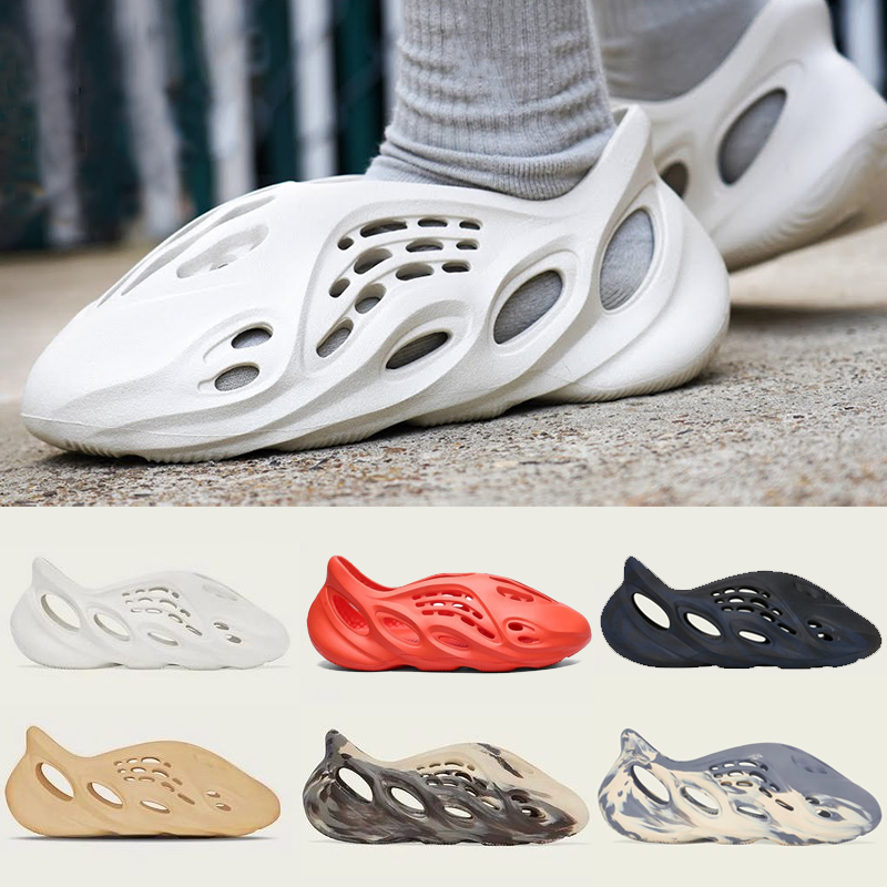 

Desert Sand Foam Runner Sandals Bone White Slippers Mineral Blue men women sandal Ochre MX Cream Clay MXT Moon Grey Ararat RNNR Vermilion mens slides Big Size 36-48 4-13, Slide - desert sand