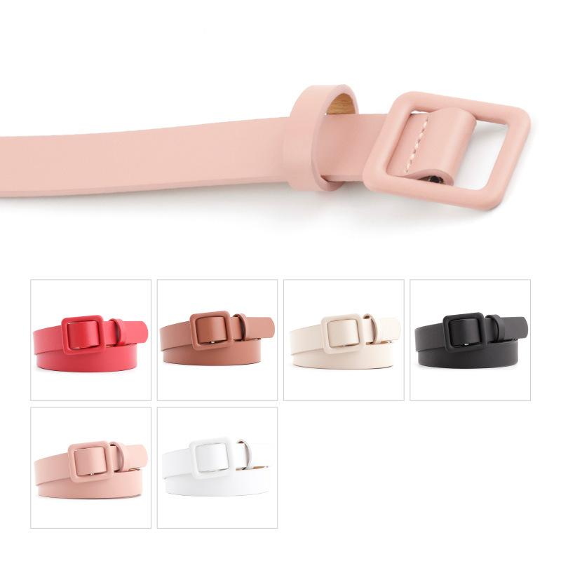 

Belts 2021 Fahion Designer Women's Cute Black Red White Brown Wide Leather Waist Belt Female Decorative Strap For Women Dresses