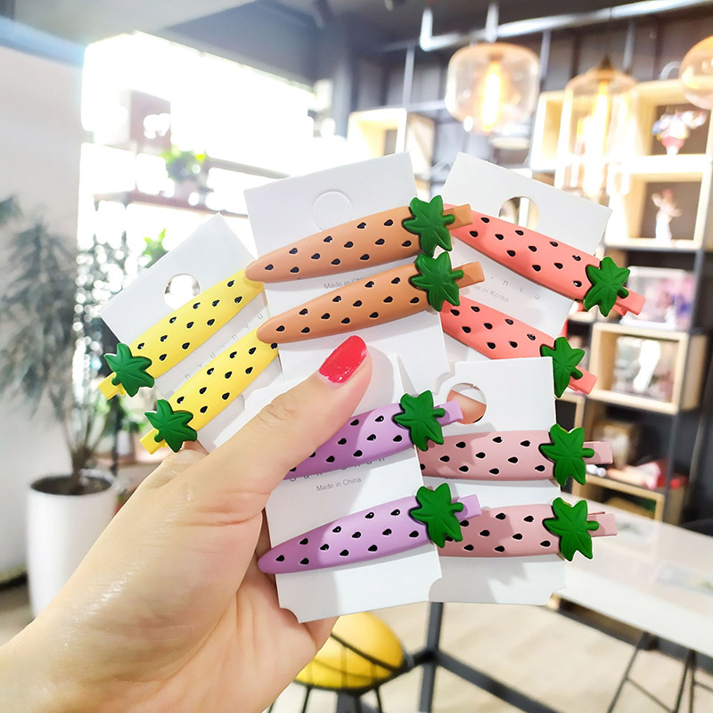 

Korea New Lolita Hairpins cute Strawberry Hair Clips Hair Accessories for Women Japan Chic Girls Hair grip Barrettes, Multi-color