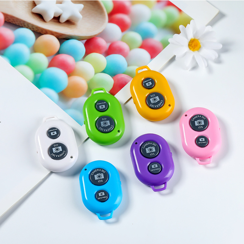 

Bluetooth Remote Shutter adapter Selfie Control Button Wireless Controller Self-Timer Camera Stick Shutters Release Phone Monopod yy28