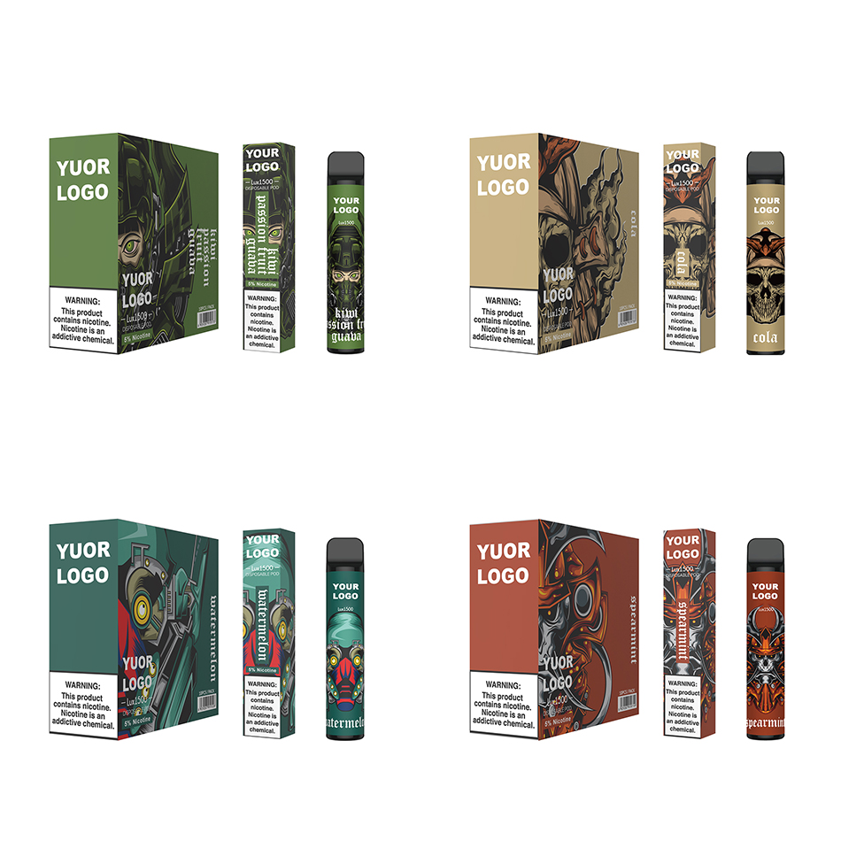 

Disposable E Cigarette Pod Kit Lux 1500 Puffs 850mAh Battery 4.5ml Prefilled Cartridge Vape Pen Elux