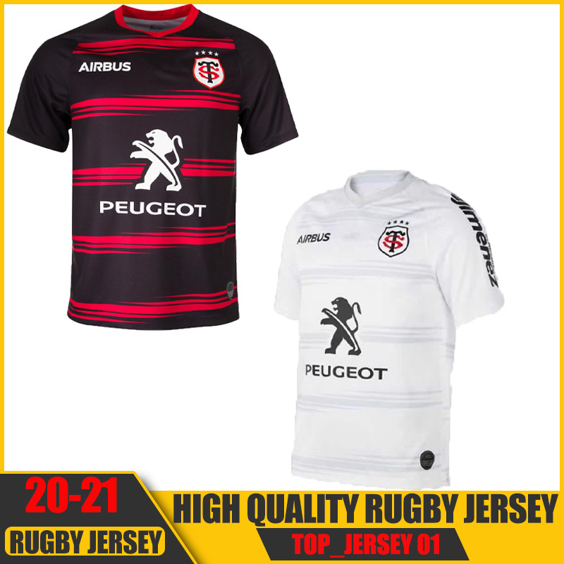 

2021 Stade Toulousain 2020 Adult Super Rugby Jersey Le Stade Shirt Toulouse Maillot Camiseta Maglia Tops S-5XL Trikot Camisas Kit22, Black
