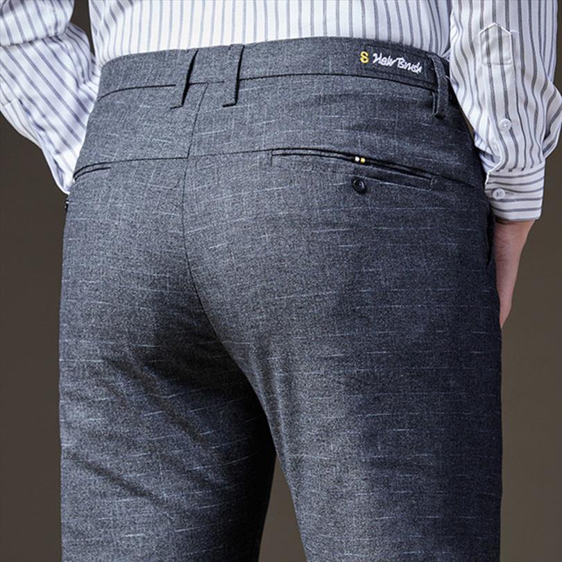 

summer formal dress trousers women pant man korea plaid casual regular fit clothing black cotton mens office