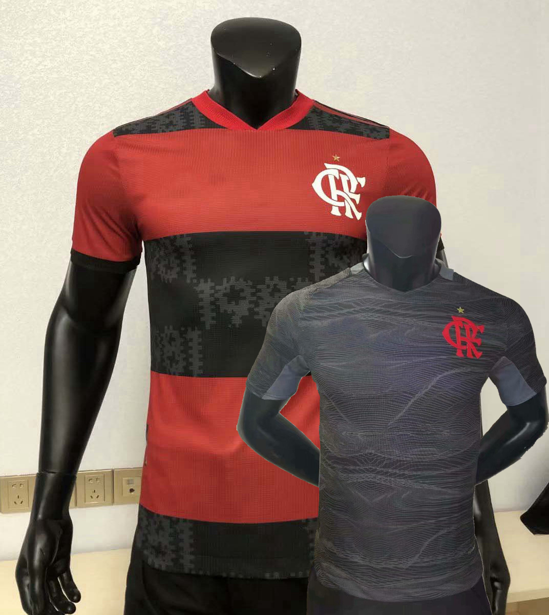 

2021 2022 CR Flamengo Player version Soccer Jerseys GABI B.HENRIQUE GABRIEL B. DIEGO 21 22 football tight shirt, Player version home no sponsor