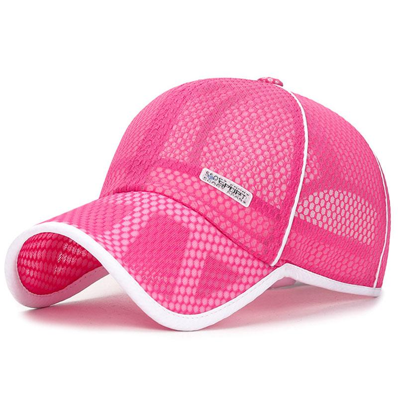 

Youth Model Summer Mesh Breathable Hat Wide Brim Hats, Blue;gray