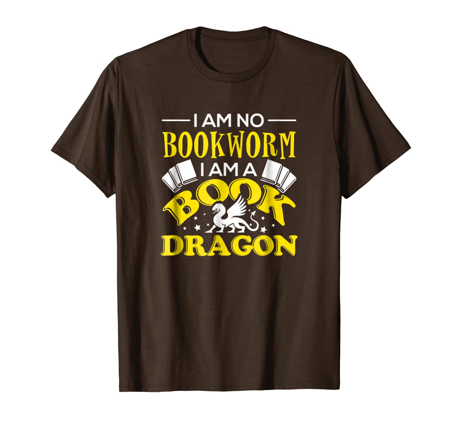 

i am book dragon lovers funny love reading bookworm tshirt, White;black