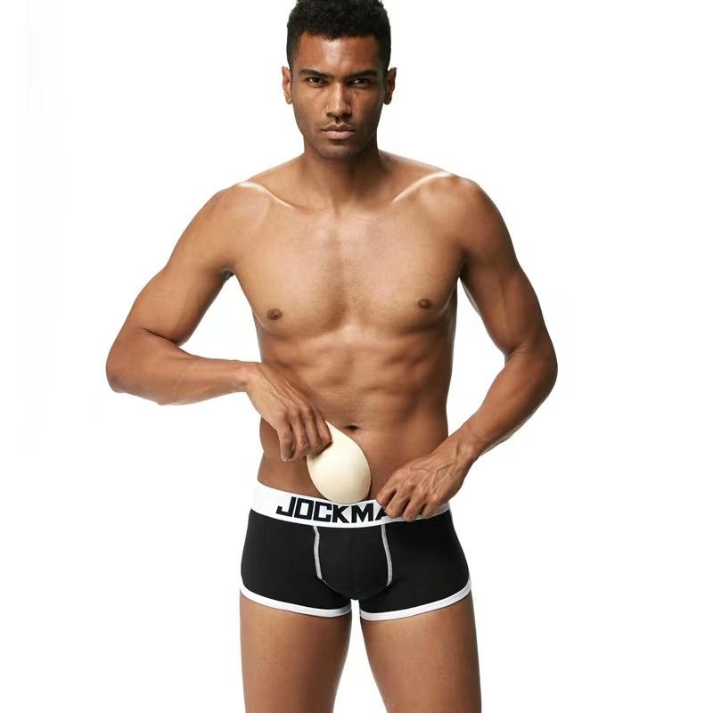 

Underpants Men's Pouch Boxer Underwear Pure Cotton Boxers Breathable Sexy Man Solid, Black;white