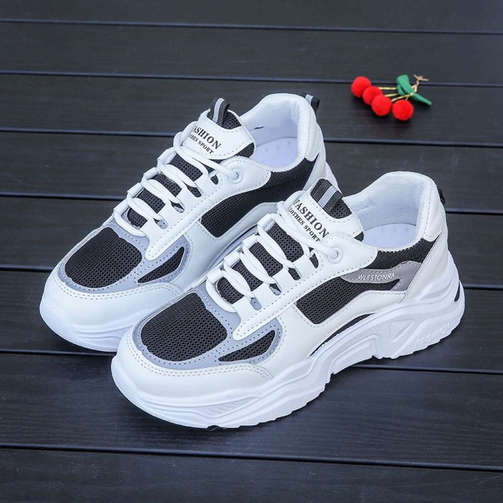 

Casual shoes Pop shoes women's new Korean version in spring 2021 PR6S, Black