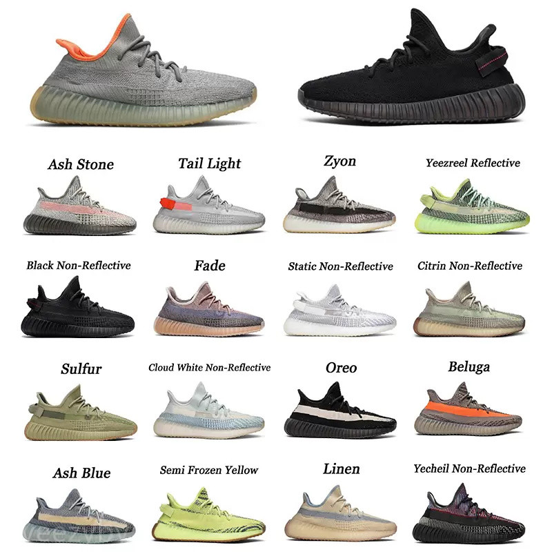 

2022 V2 mono Static Reflective Running shoes 3M Belgua 2.0 Semi Frozen Butter Yellow Blue Top Quality Designer MX Oat Tailgate Static Men Wo, Black
