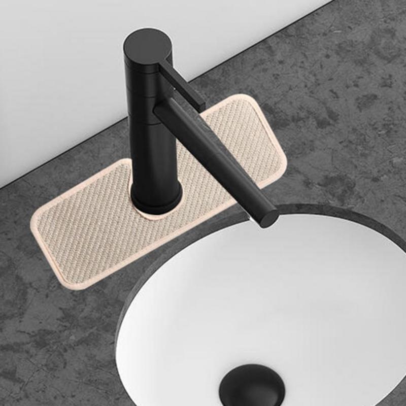

Storage Bottles & Jars Flax Unique Stretchy Easy Clean Sink Counter Pad Hard To Fade Mat Anti-wear For Home
