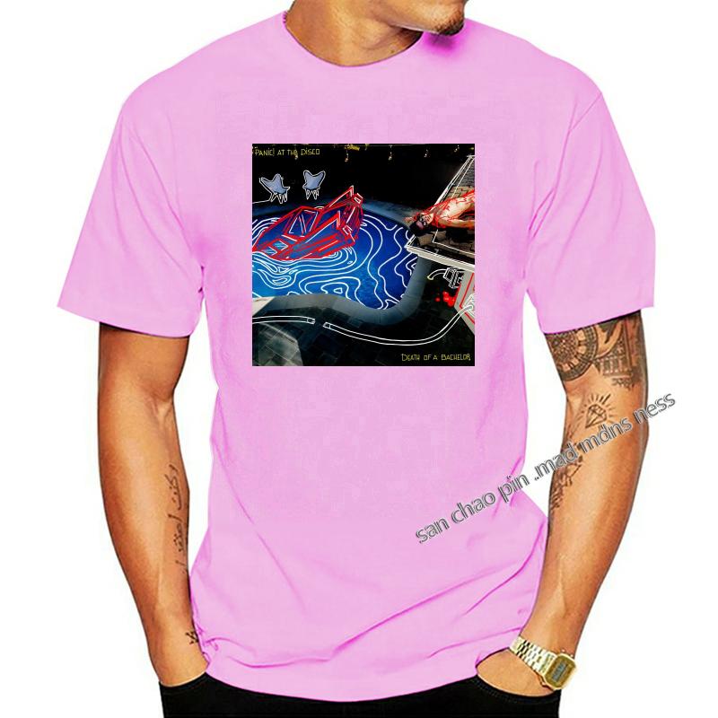 

Men's T-Shirts Cotton T-shirt Panic! At The Disco Death Of A Bachelor Men Tee Shirtsman, W1