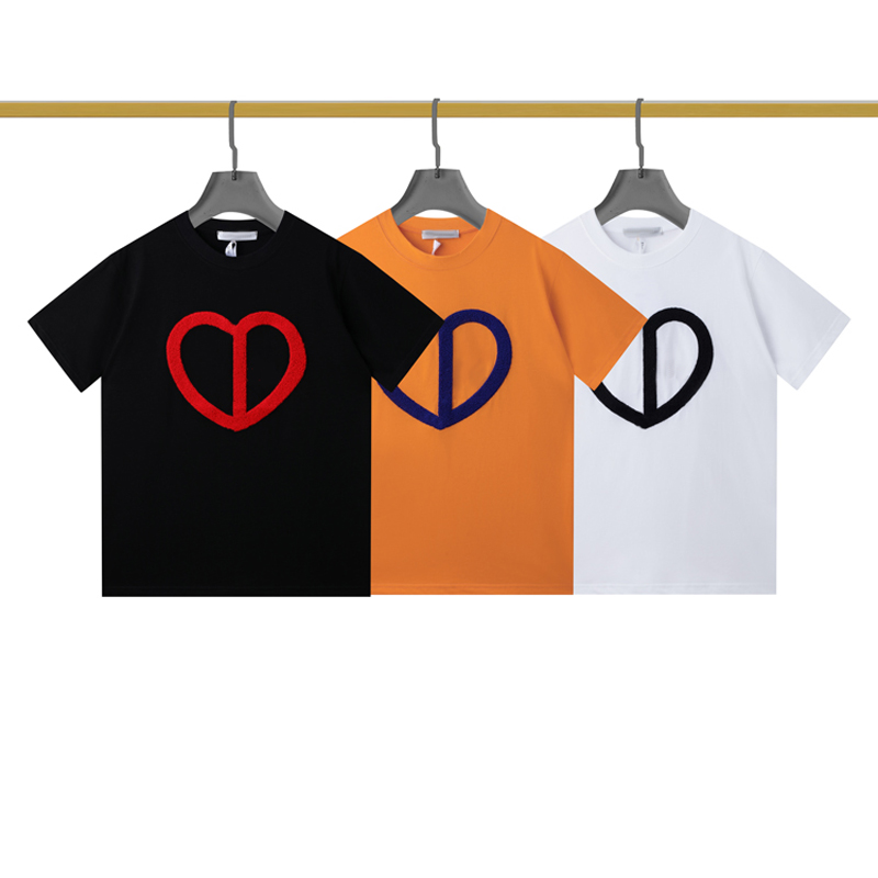 

Women Fashion T Shirt Ins Hot Woman Tops Girls Unisex Spring Summer Casual Pure Color Tees, Orange