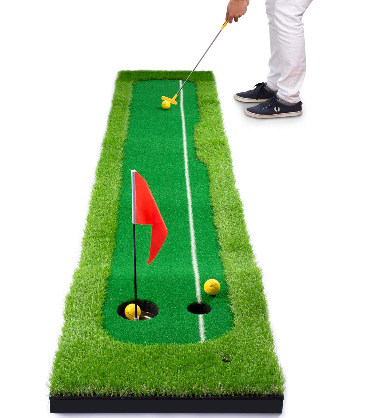 

Design Indoor 3D Mini Golf Course Practice Training Putting Green Portable Mat Outdoor Office Game Gifts Non-Slip Thickening