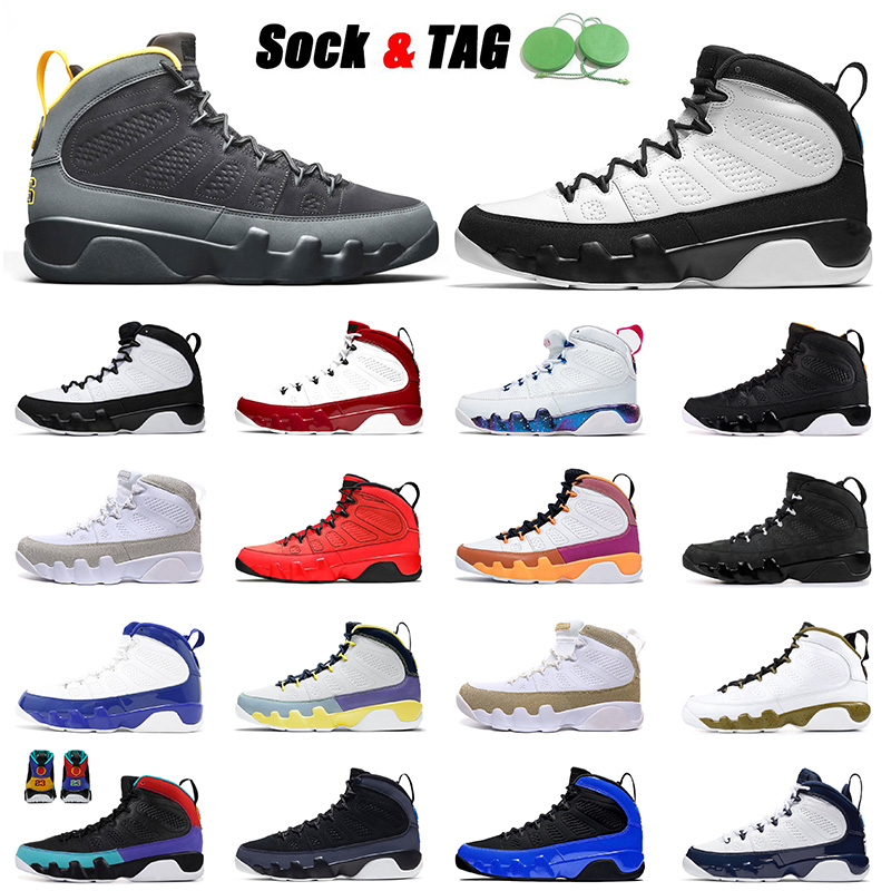 

Jumpman 9 9s Racer Blue Reflective Bred Basketball Shoes University Gold Mens Dream It Do Gym Red UNC Statue Trainers Sports Sneakers, C13 statue