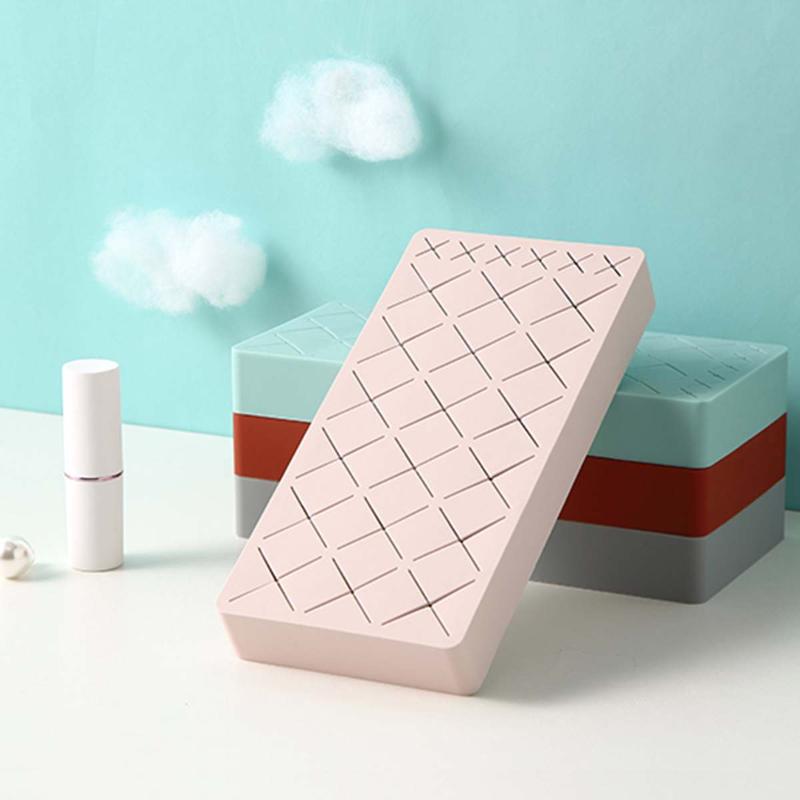 

Bathroom Storage & Organization Silicone Lipstick Box Makeup Organizer Cosmetic Display Stand Make -up Brush Eyebrow Pencil Holder For Cosme