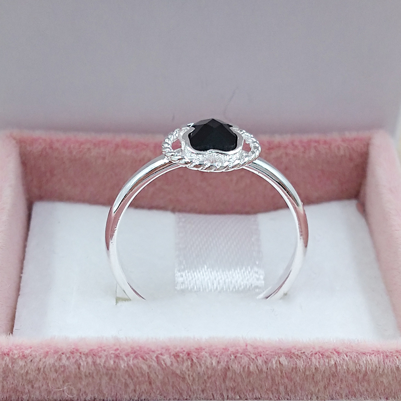 

Hot charms jewelry making black boho style 925 Sterling silver Bear gothic promise rings for women men girl finger sets bridal wedding birthday gift 815435602