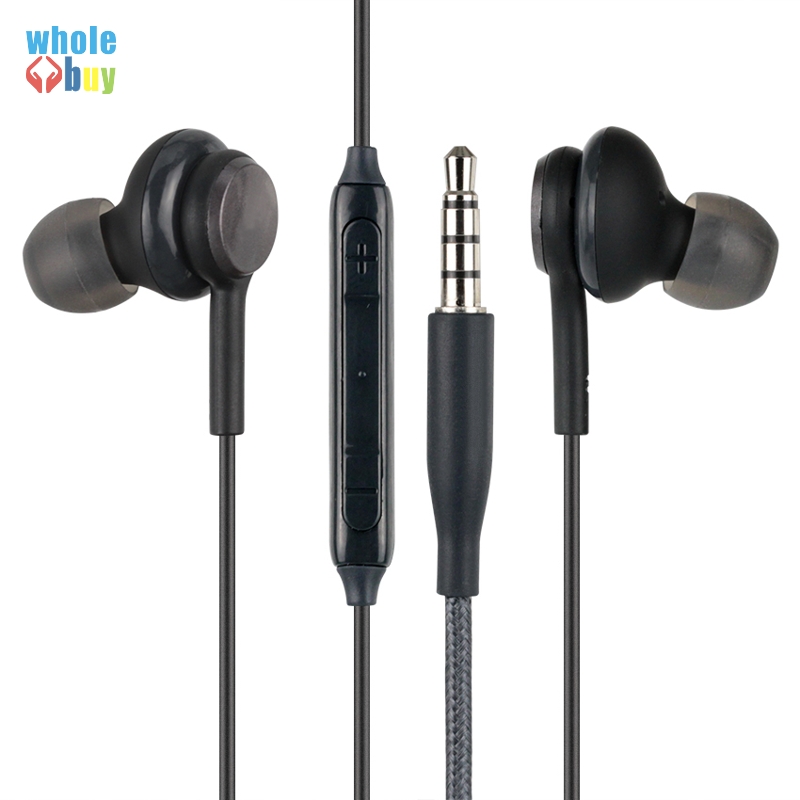 

Black IG955 3.5mm In-ear with Microphone Wire Headset for Samsung Galaxy S8 S9