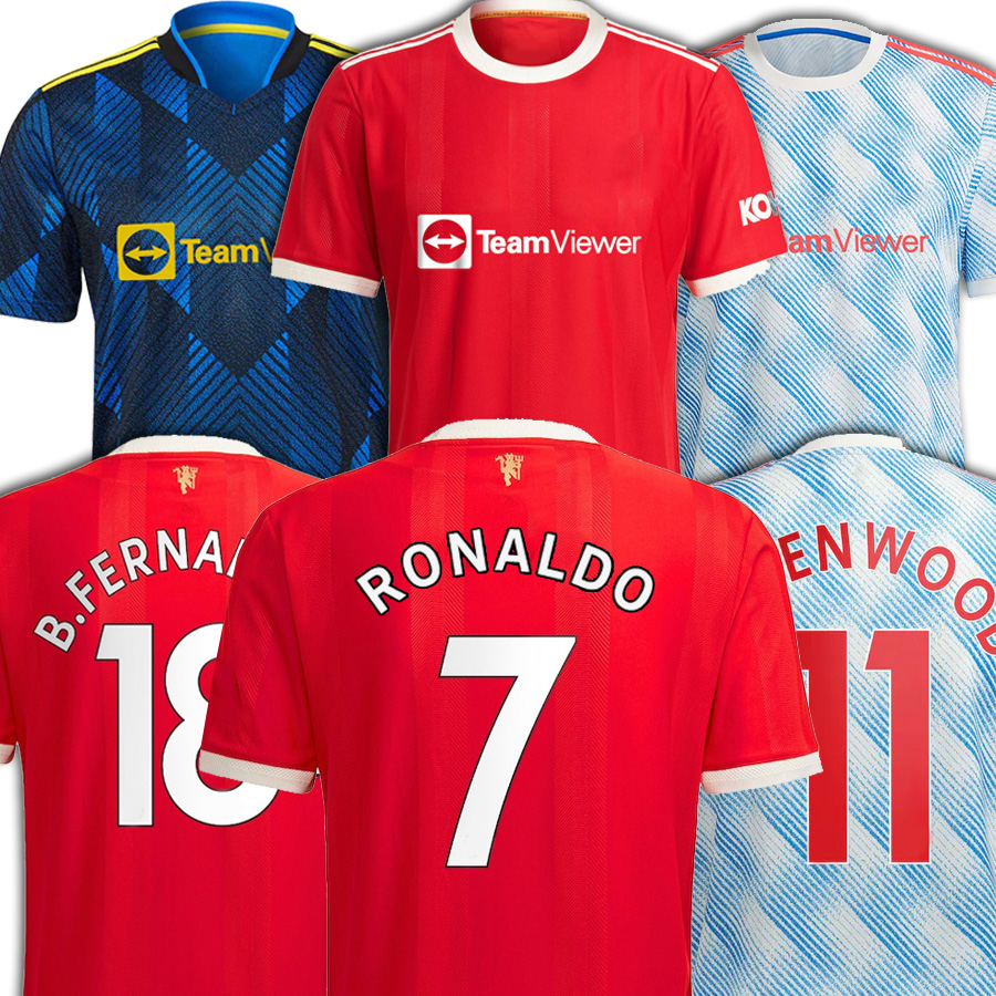 

Cristiano x Ronaldo Manchesters United Soccer Jerseys MARTIAL LINGARD B.FERNANDES Third shirt football LINDELOF WAN-BISSAKA CAVANI Men Women camiseta de futebol, Men(man lian)