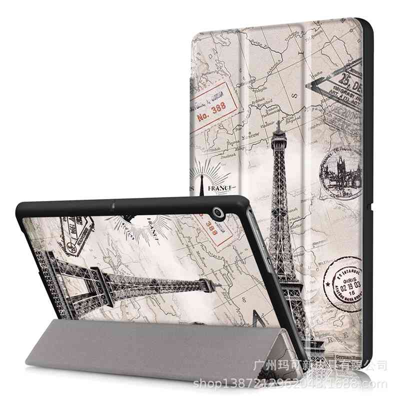 

Suitable for Huawei mediapad T3 10.0 color printing leather glory play flat 2 9.6 protective case