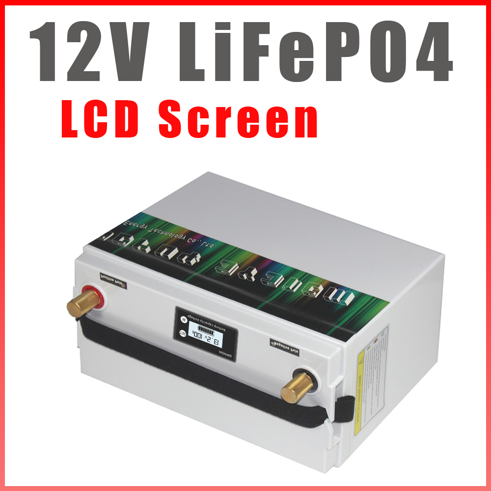 

12V 100Ah LiFePO4 Battery 14.6V Golf Cart Batteries 3000 Cycles RV Campers Off-Road Off-grid Solar energy