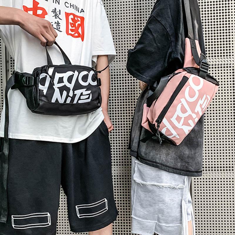 

Nylon Fanny Pack Phone Women Waist Belt Bag Fashion Shoulder Crossbody Chest Unisex Hip Hop Handbag Bags